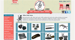 Desktop Screenshot of officechairparts.com