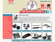 Tablet Screenshot of officechairparts.com